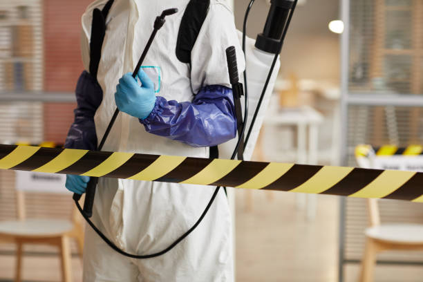 Professional Biohazard Cleanup technician working in Johnsonburg, PA